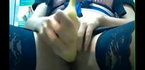  russian cam girl at work masturbating